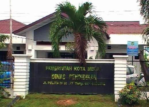 Foto: Kantor Dinas Pendidikan dan Kebudayaan Kota Medan.