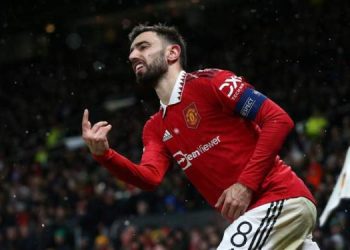 Bruno Fernandes pimpin MU menangi leg pertama semifinal di Bilbao.