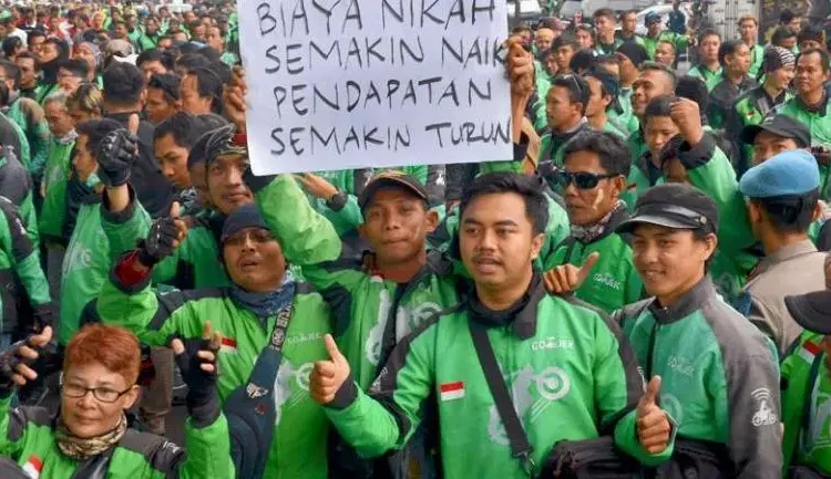 Foto: Dishub Sumut berencana untuk segera menanggapi permintaan para pengemudi ojek online.(Istimewa)