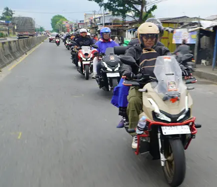 Foto: Honda ADV 160 dihadirkan PT Indako Trading Coy melalui aktivitas istimewa bertajuk “ Kopdar Gabungan (Kopdargab) & Touring Wisata Honda ADV Indonesia Sumut “ yang berlangsung pada 3-4 Mei 2025. (Ist)