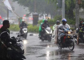 BMKG memprakirakan sejumlah wilayah di Sumatera Utara berpotensi diguyur hujan dengan intensitas ringan hingga sedang pada Sabtu (17/5).(istimewa)