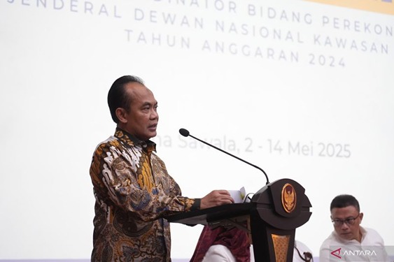 Foto: Sekretaris Kementerian Koordinator Bidang Perekonomian Susiwijono Moegiarso di Jakarta, Selasa (27/5/2025). (Foto: Kementerian Koordinator Bidang Perekonomian)
