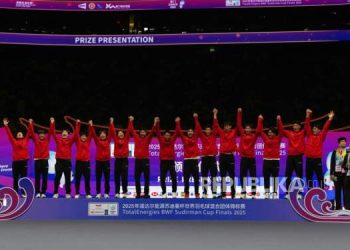 Tiongkok Juara Piala Sudirman 2025