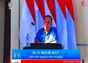 Anggota Fraksi PD DPRD Medan Muslim Harahap.(Ist)