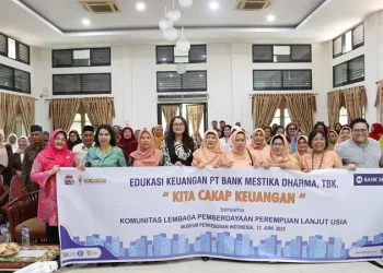 Bank Mestika menyelenggarakan kegiatan Edukasi Keuangan pada Komunitas Lembaga Pemberdayaan Perempuan Lanjut Usia (LPPLU), Kamis, 12 Juni 2025 di Museum Perkebunan Indonesia.(Dok:Bank Mestika)