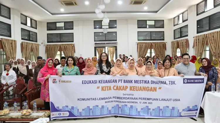 Foto: Bank Mestika menyelenggarakan kegiatan Edukasi Keuangan pada Komunitas Lembaga Pemberdayaan Perempuan Lanjut Usia (LPPLU), Kamis, 12 Juni 2025 di Museum Perkebunan Indonesia.(Dok:Bank Mestika)
