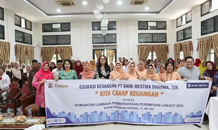 Foto: Bank Mestika menyelenggarakan kegiatan Edukasi Keuangan pada Komunitas Lembaga Pemberdayaan Perempuan Lanjut Usia (LPPLU), Kamis, 12 Juni 2025 di Museum Perkebunan Indonesia.(Dok:Bank Mestika)