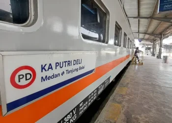 Foto: KAI Sumut Ingatkan Pelaku Pelemparan Kereta Api 9