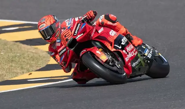 Foto: Marc Marquez menunjukkan performa luar biasa di Sprint Race MotoGP Italia 2025 yang diadakan di sirkuit Mugello, pada hari Sabtu, 21 Juni 2025.(Foto: Motorsports)