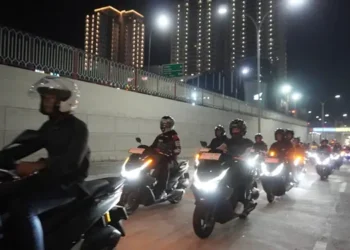 Foto: Tampil Beda, Nocturnity Riding Hadirkan Pengalaman Berkelas Bersama Honda PCX 5