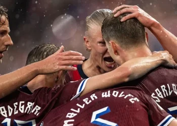 Norwegia kalahkan Italia 3-0 di Oslo. Haarland mencetak satu gol. (IG @herrelandslaget)