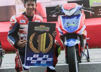 Foto: Pebalap Honda Indako FIF Adira Summit Oto MCF ASPIRA KYT Racing Team Bersinar di Kejurnas Motoprix Medan 3
