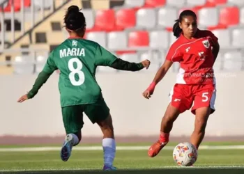 Pemain tim nasional putri Indonesia Gea Yumanda (kanan) (ANTARA/PSSI/KitaGaruda)