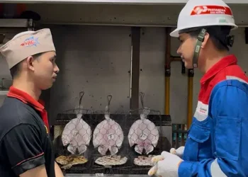 Pemakaian gas bumi telah memberikan manfaat bagi para pelaku usaha yang menjadi pelanggan PGN di wilayah Medan.(Dok:PGN)