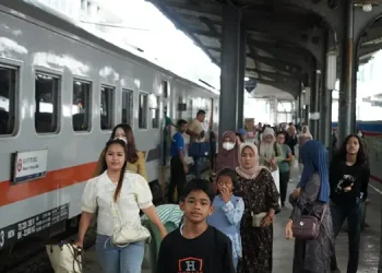 Tahun Baru Islam 1447 H bertepatan libur kenaikan kelas KAI Divre I SU mencatat terdapat 9.279 penumpang.(Dok:KAI Divre I SU)