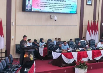 Rapat paripurna ‎pemandangan umum fraksi-fraksi atas LPj pelaksanaan APBD TA 2024 di Gedung DPRD Medan, Selasa (10/6/2025).(Ist)