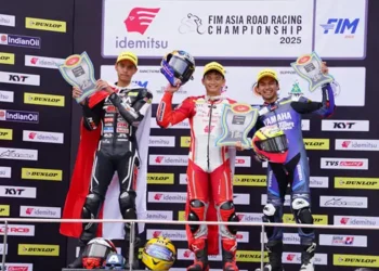 Foto: CBR Series Melesat Kencang, Sapu Bersih Podium Pertama di ARRC Sepang 3
