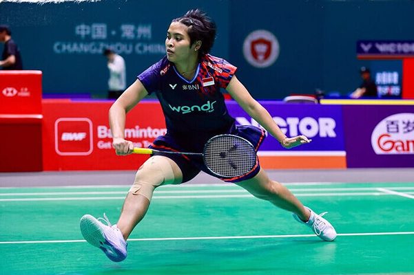 Foto: Gregoria Mariska melaju ke perempatfinal China Open 2025. (Foto: PBSI)