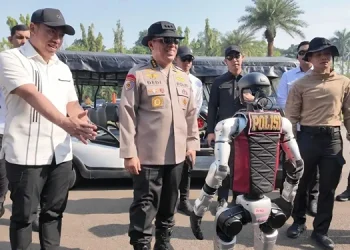 Foto: Atraksi Robot Polri Warnai Hari Bhayangkara 10