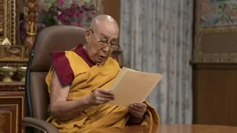 Foto: Pemimpin spiritual dari Tibet, Dalai Lama.(Foto/X/@DalaiLama)