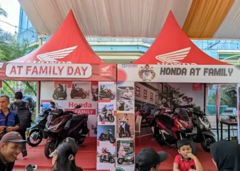 Pesona jajaran skutik yang dihadirkan Honda AT Family Day memang tiada lawan.(Ist)