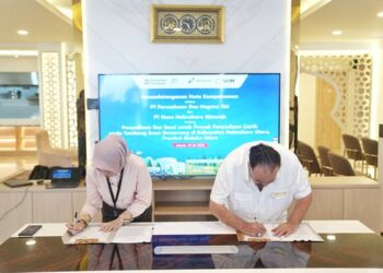 PT Perusahaan Gas Negara Tbk (PGN) menjajaki potensi kerja sama penyaluran gas bumi ke industri pertambangan emas bersama PT Nusa Halmahera Minerals (NHM).(Dok:PGN)