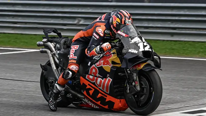 Foto: Pembalap Red Bull KTM Tech 3, Maverick Vinales (Sumber:MotoGP)