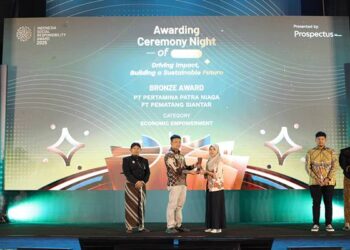 Pertamina Patra Niaga Regional Sumbagut mencatat prestasi membanggakan di tingkat nasional. Melalui ajang Indonesia Social Responsibility Award (ISRA) 2025.(Dok:Pertamina Sumbagut)