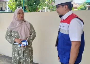 PGN Area Medan melakukan seremoni gas in untuk pelanggan rumah tangga di Komplek Citra Wisata Jalan Karya Wisata Medan, Senin (30/6/2025).(Istimewa)