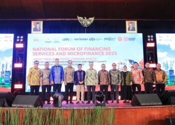 ‎OJK menggelar National Forum of Financing Services and Microfinance 2025 (NFSM 2025) di Jakarta, Selasa (12/8).(Dok:OJK)