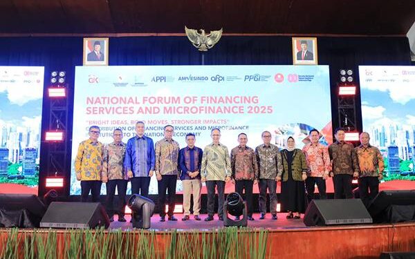 ‎OJK menggelar National Forum of Financing Services and Microfinance 2025 (NFSM 2025) di Jakarta, Selasa (12/8).(Dok:OJK)