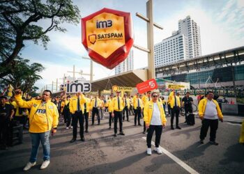 Peluncuran fitur SATSPAM di Medan, Indosat Ooredoo Hutchison melanjutkan komitmennya untuk melindungi lebih banyak masyarakat Indonesia dari ancaman penipuan digital.(Dok:Indosat)