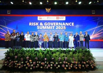 Acara OJK Risk and Governance Summit (RGS) 2025 di Jakarta, Selasa.(Dok:OJK)