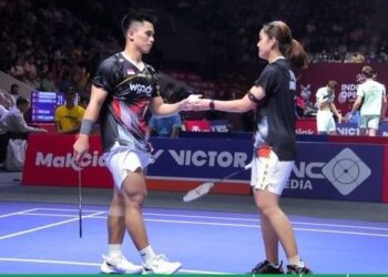 Foto: Semifinal Macau Open 2025, Amri/Nita Harus Akui Keunggulan Pasangan Malaysia 8