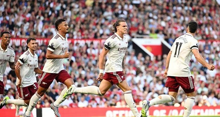Foto: Arsenal kalahkan Manchester United 1-0 di Old Trafford (Foto: Media Officer Arsenal)