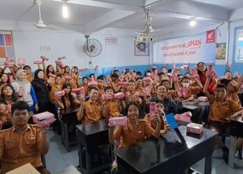 Foto: Membangun Kesadaran Berlalu Lintas Sejak Dini, Honda Edukasi Pelajar di Rantau Prapat 1