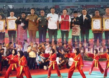 The 3rd International Indonesian Pencak Silat Open Championship 2025 digelar pada 4–10 Agustus 2025 di Gedung Serbaguna Pemprov Sumatera Utara.(Ist)
