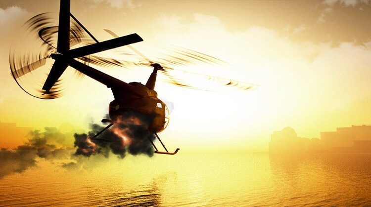 Foto: Ilustrasi Helikopter jatuh (Foto: Okezone)