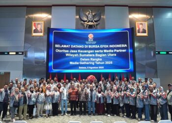 Kantor OJK Wilayah Sumatera Bagian Utara menggelar Media Gathering bertema "Kolaborasi Tanpa Sekat: Jurnalisme Positif untuk Keuangan Inklusif" pada 4–6 Agustus 2025 di Jakarta.(Dok:OJK Sumut/Latifa Putri Radiansyah)