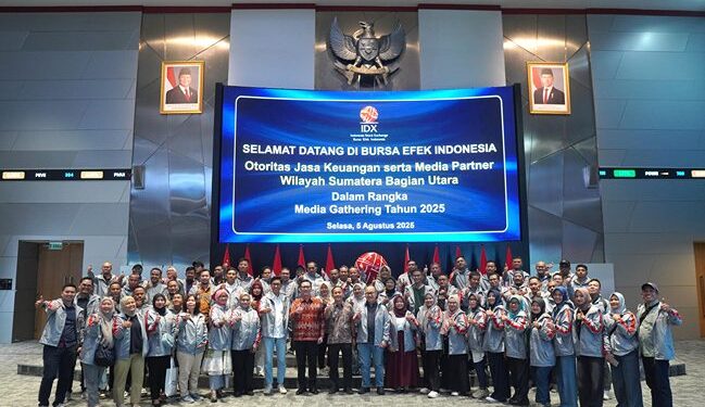 Kantor OJK Wilayah Sumatera Bagian Utara menggelar Media Gathering bertema "Kolaborasi Tanpa Sekat: Jurnalisme Positif untuk Keuangan Inklusif" pada 4–6 Agustus 2025 di Jakarta.(Dok:OJK Sumut/Latifa Putri Radiansyah)