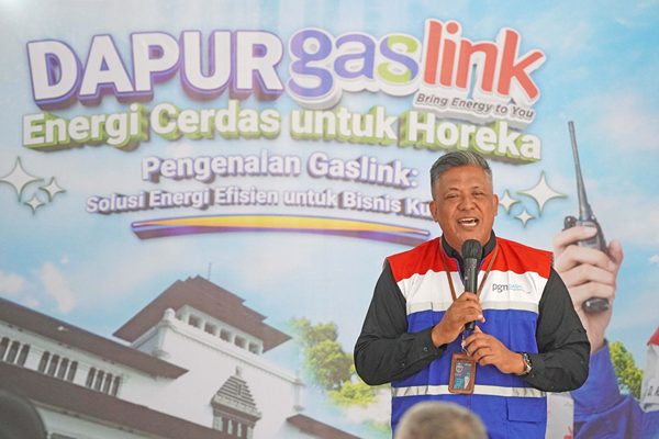 Foto: Kegiatan “Dapur Gaslink: Energi Cerdas untuk Horeka” dan groundbreaking pembangunan LNG HUB di Bandung, (5/8/2025).(Dok:PGN)