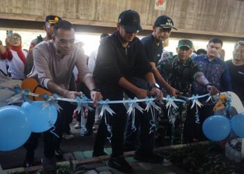 Foto: Rico Waas Apresiasi Senam Germas di Medan Amplas 5