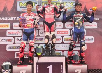 Foto: Pebalap Muda Sumut Dominasi Motoprix Padang, Rendy dan Aufa Raih Podium 7
