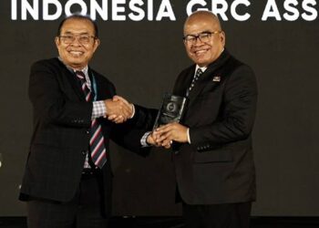 Amien Sunaryadi penerima GRC Lifetime Achievement Award 2025, sebuah penghargaan prestisius dari Asosiasi Governansi, Manajemen Risiko & Kepatuhan (GRK).(Dok:PGN)