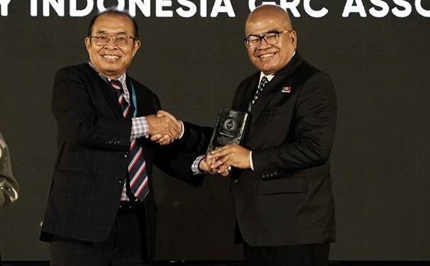 Amien Sunaryadi penerima GRC Lifetime Achievement Award 2025, sebuah penghargaan prestisius dari Asosiasi Governansi, Manajemen Risiko & Kepatuhan (GRK).(Dok:PGN)