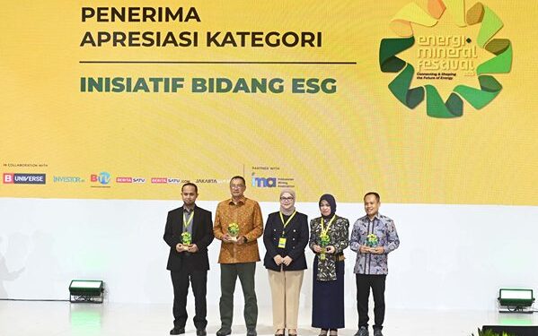 PT PGN mendapatkan penghargaan atas komitmennya dalam mengimplementasikan prinsip Environmental, Social, and Governance (ESG) demi mendorong transisi energi dan keberlanjutan lingkungan.(Dok:PGN)