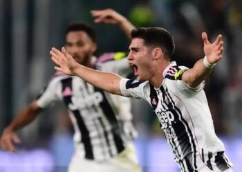 Foto: Juventus vs Inter Milan: Drama 7 Gol, Thuram Bersaudara Cetak Sejarah di Derby d'Italia 7