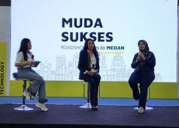 Acara Muda Sukses Roadshow Medan 2025, yang diselenggarakan oleh Young on Top di Universitas HKBP Nommensen, Medan, pada Sabtu (30/8).(Ist)