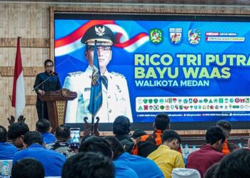 Foto: Wali Kota Rico Waas Ajak Pemuda Medan Jaga Kondusivitas Kota 3