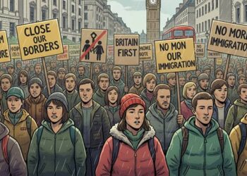 Foto: Demo Anti-Imigran di London Berakhir Ricuh, 26 Petugas Terluka 8